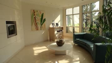Sala de estar en el lobby
