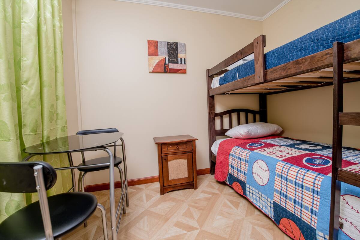 Free WiFi, bed sheets