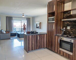 Fridge, oven, stovetop, electric kettle - Hillside Executive Accommodation (Windhoek)