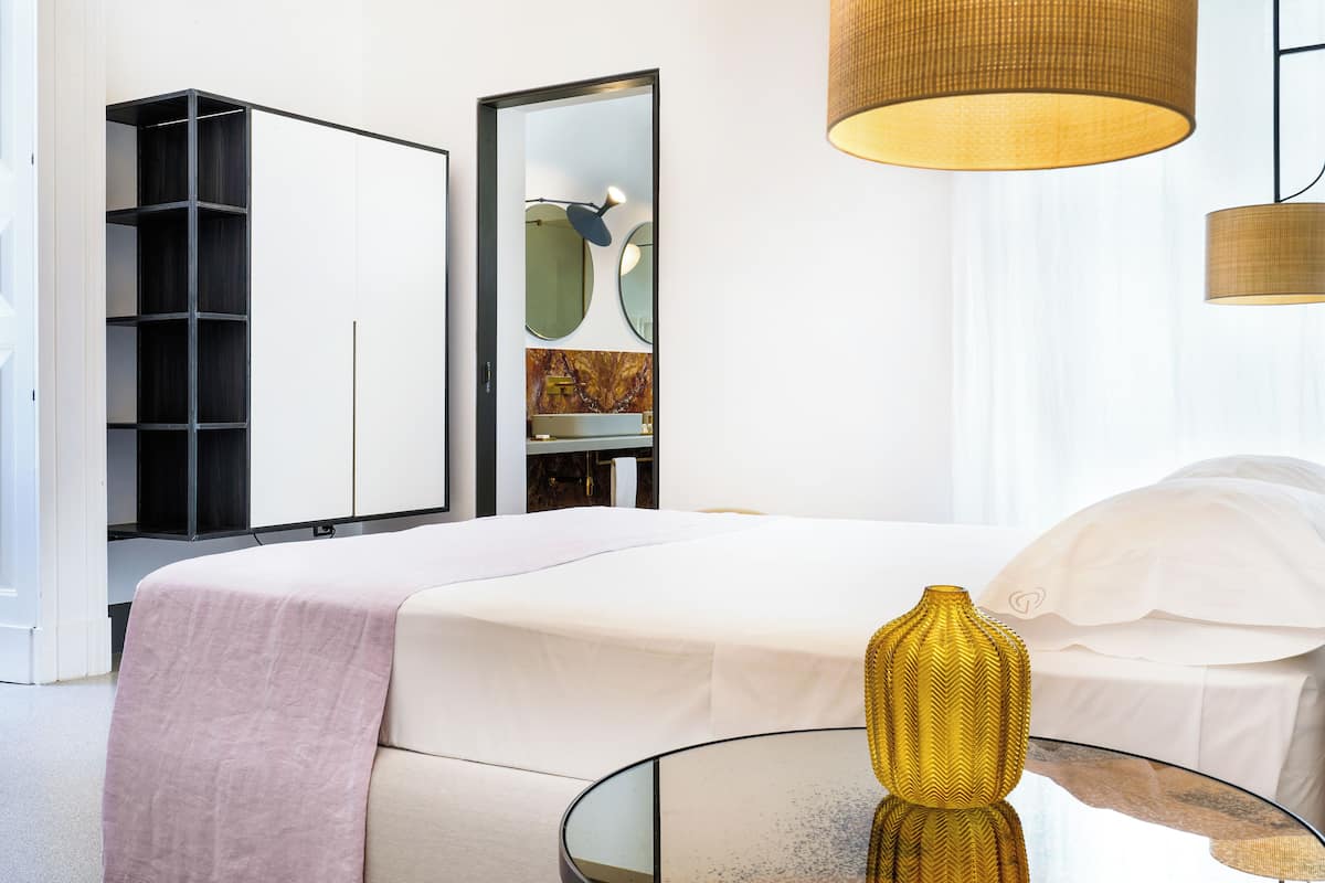 Junior suite | 1 slaapkamer, lakens van Egyptisch katoen, luxe beddengoed, een minibar