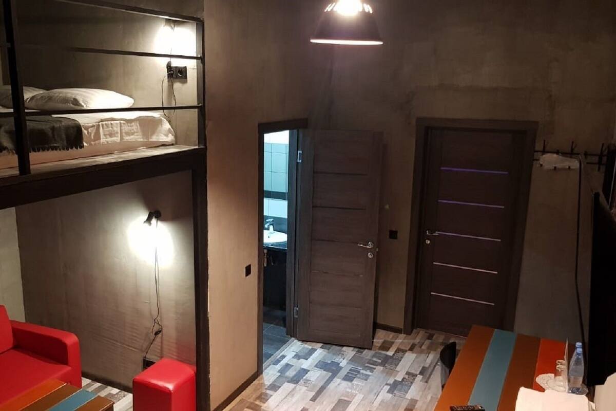 1 bedroom, pillow-top beds, blackout curtains, iron/ironing board