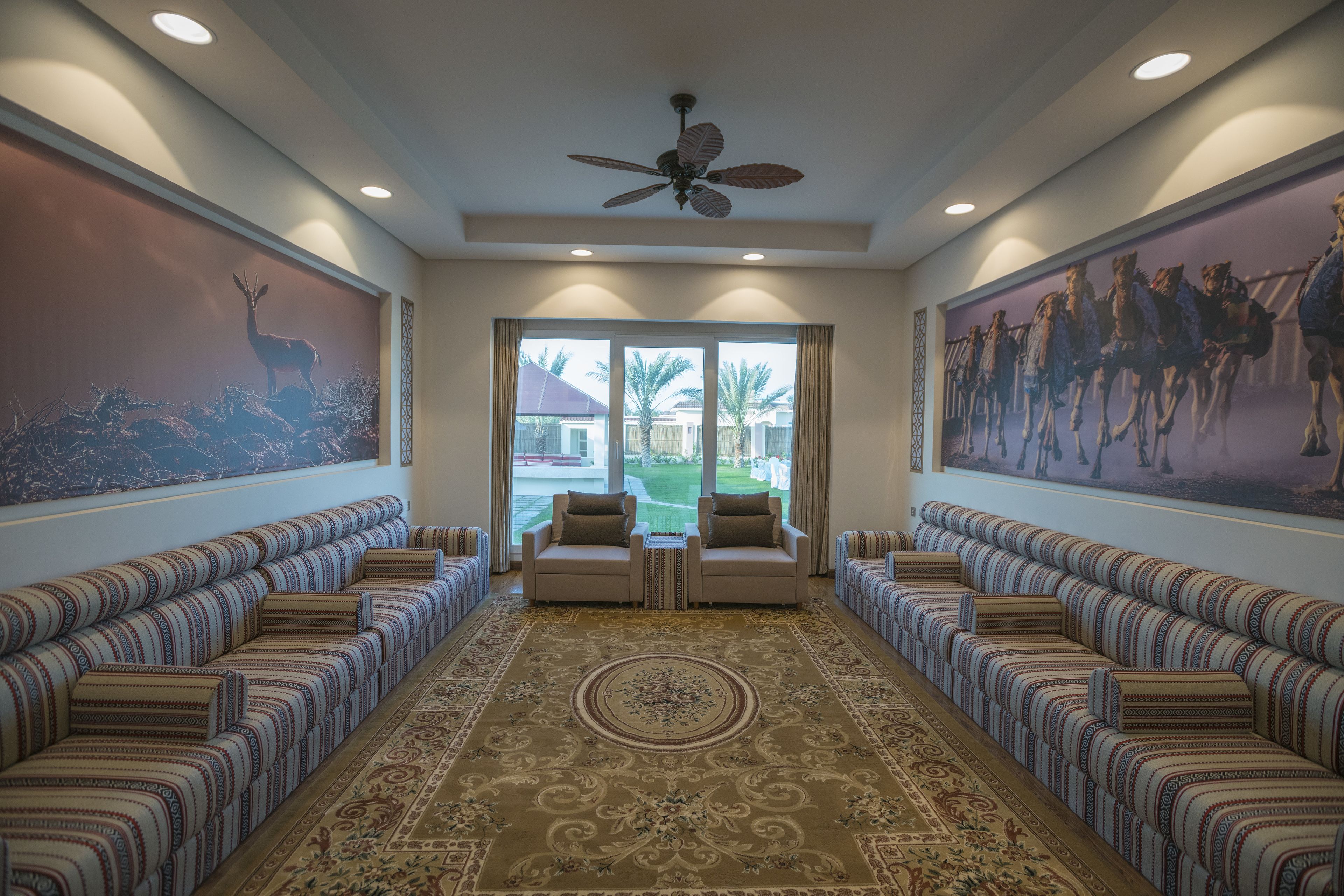 Luxury Villa, 3 Bedrooms, Private Pool, Garden Area | Living room | 55-inch flat-screen TV with cable channels, LED TV