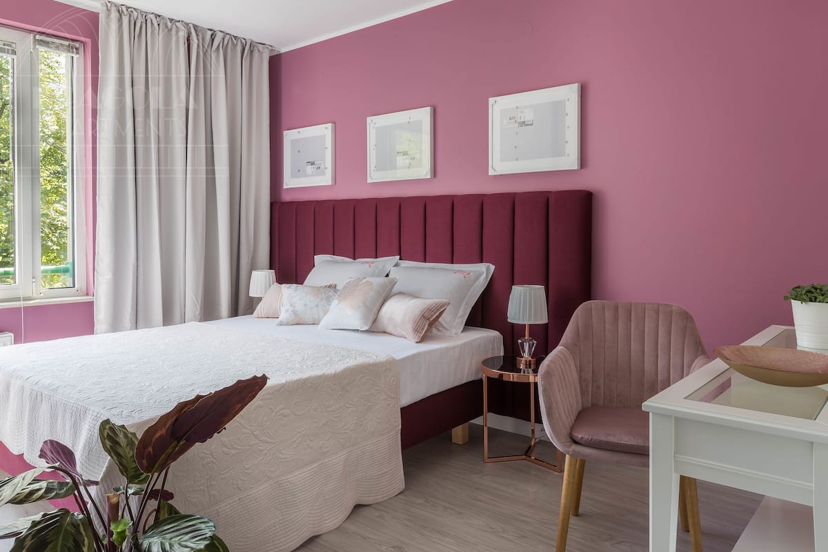 1 habitación, ropa de cama de alta calidad y decoración personalizada