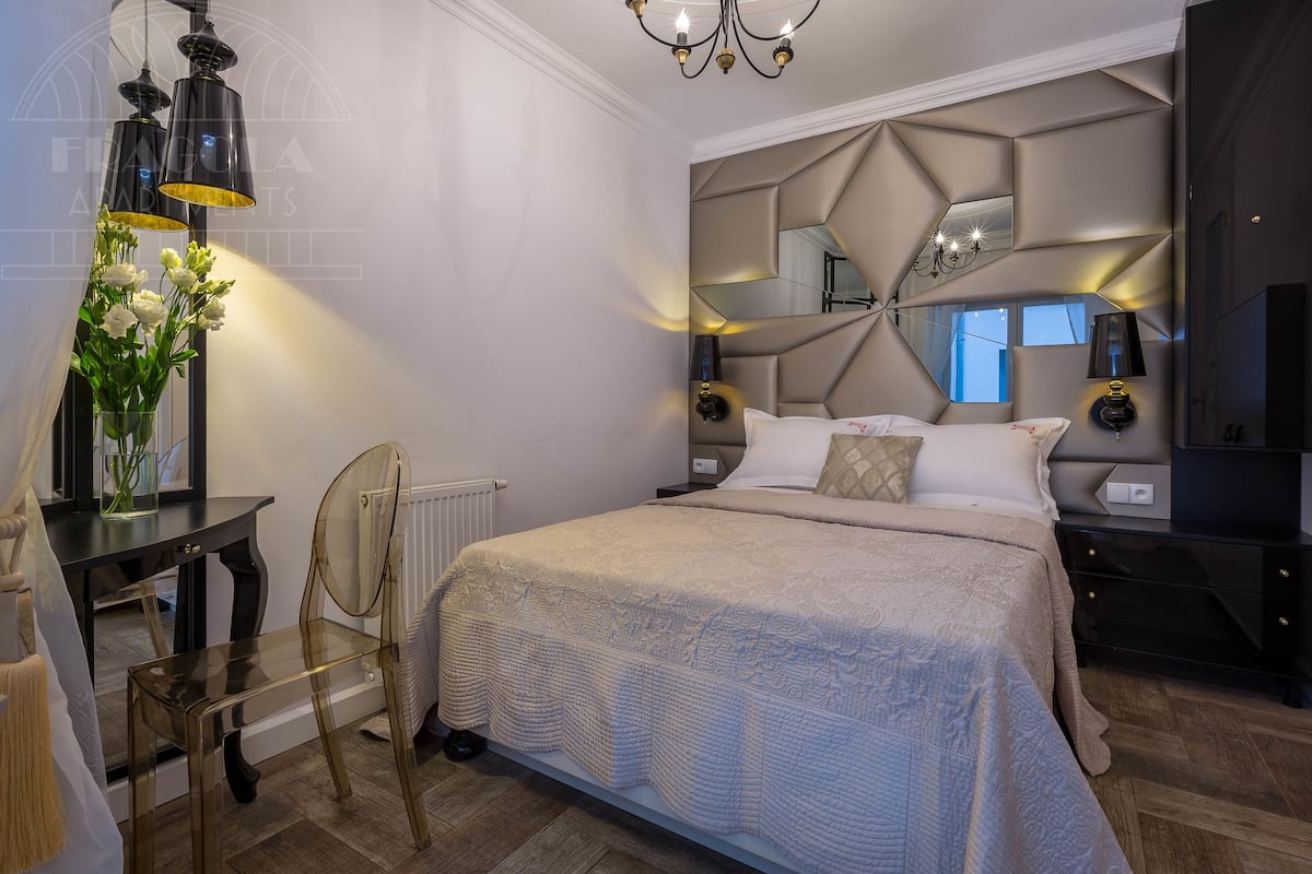 1 habitación, ropa de cama de alta calidad y decoración personalizada