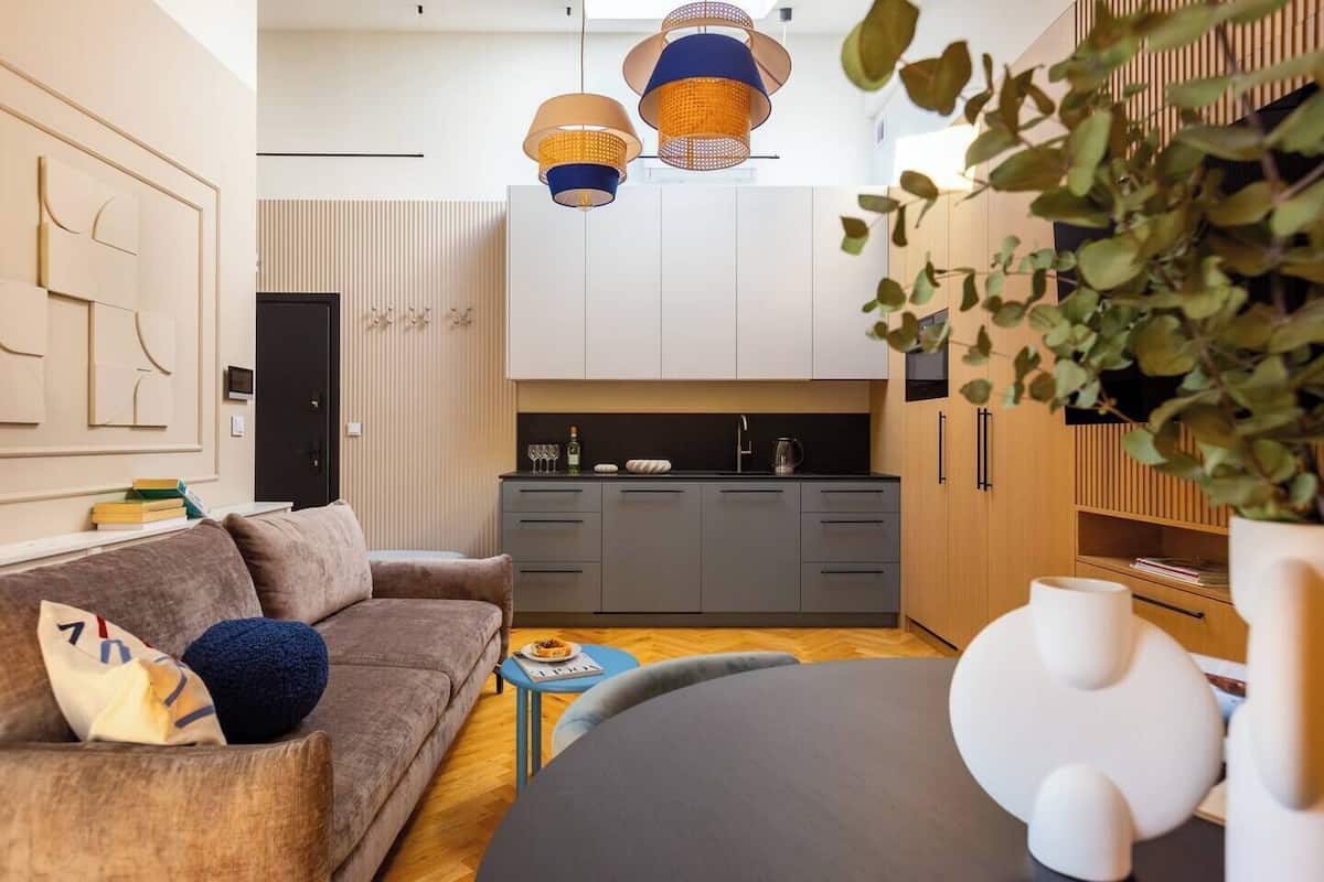 Apartament Contempo (Siemiradzkiego 14 Street) | Oppholdsrom | Smart-TV