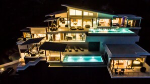 Front of property - evening/night - Karpe Diem Villa (Koh Samui)