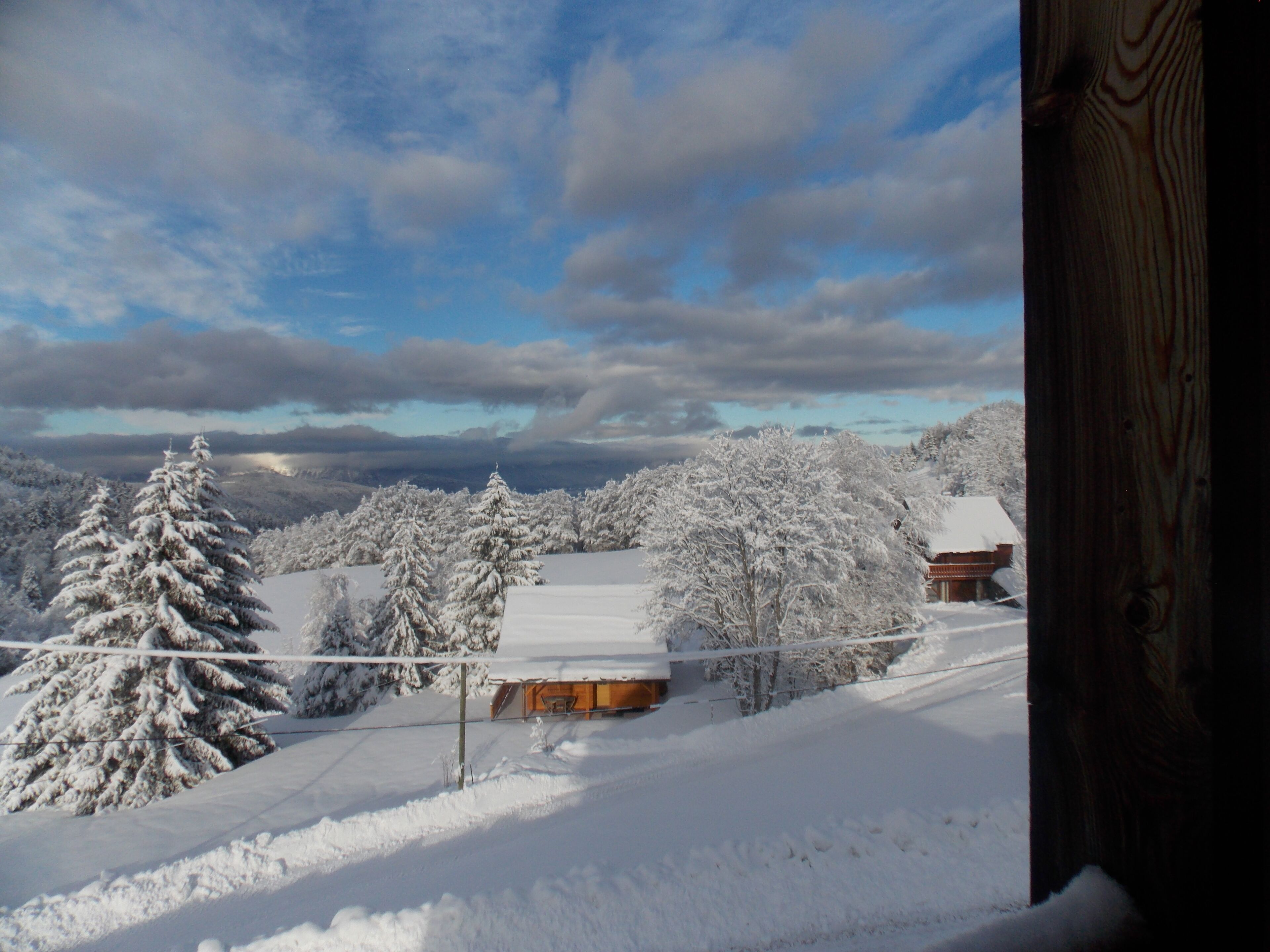 Blick von der Unterkunft