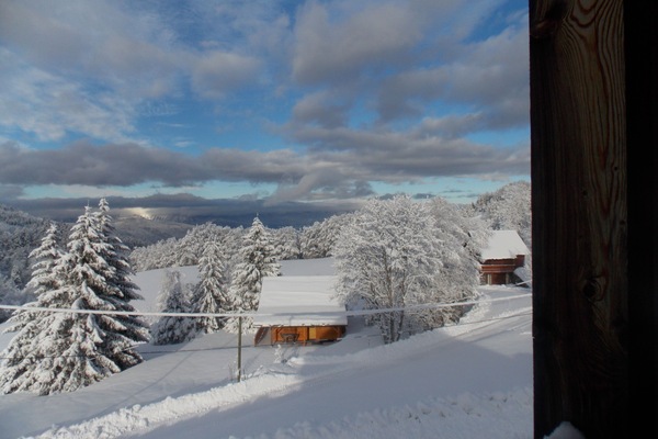 Blick von der Unterkunft