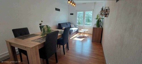 Unterkunft für 4 Personen gemütlich mit Parkplatz und persönlichem Empfang