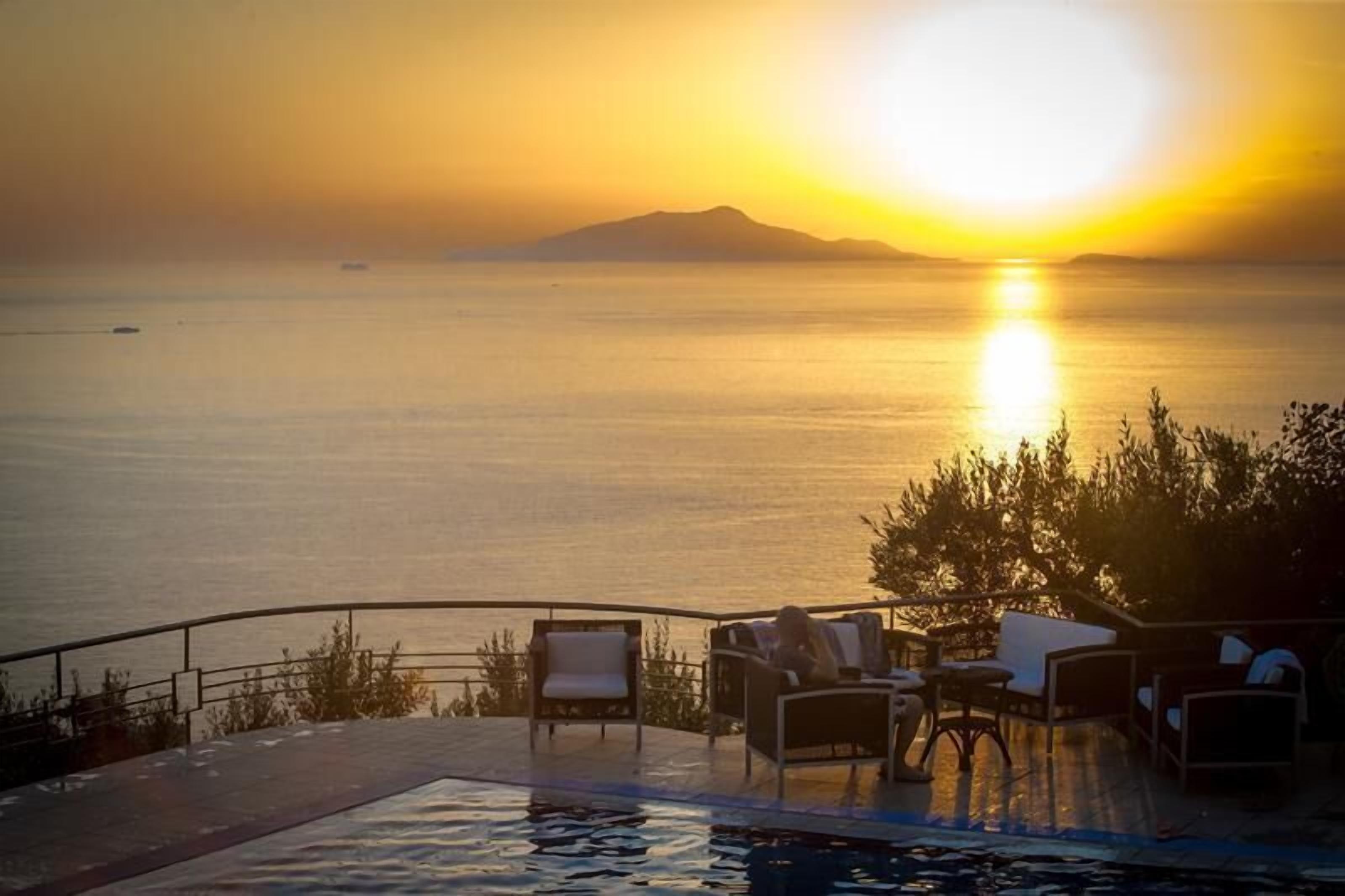 Blick von der Unterkunft