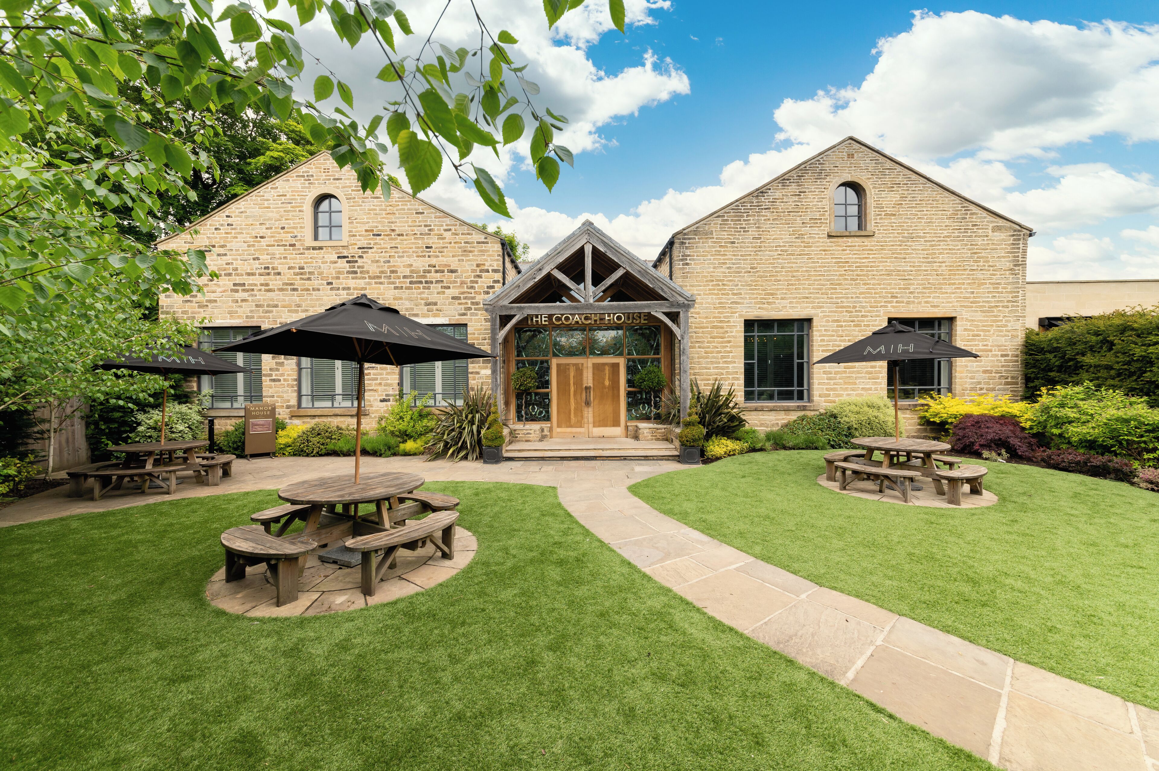 outdoor wedding area