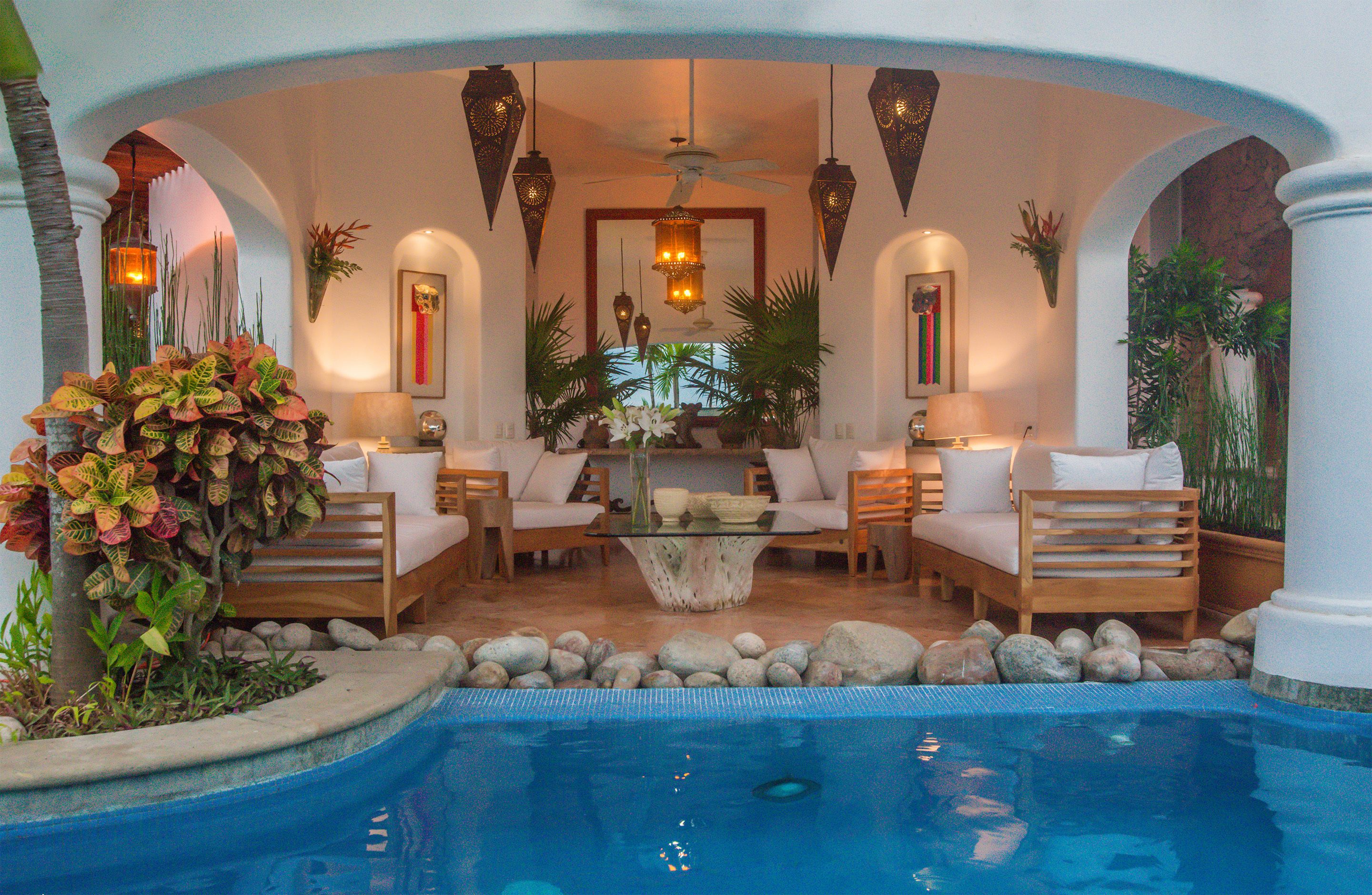 Outdoor pool, open 8:00 AM to midnight, free pool cabanas