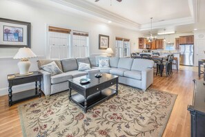 Flat-screen TV, DVD player - Cozy Oceanfront Condo w/ Resort Pool, Elevator, Private Sundeck, Beach Access (Rodanthe)