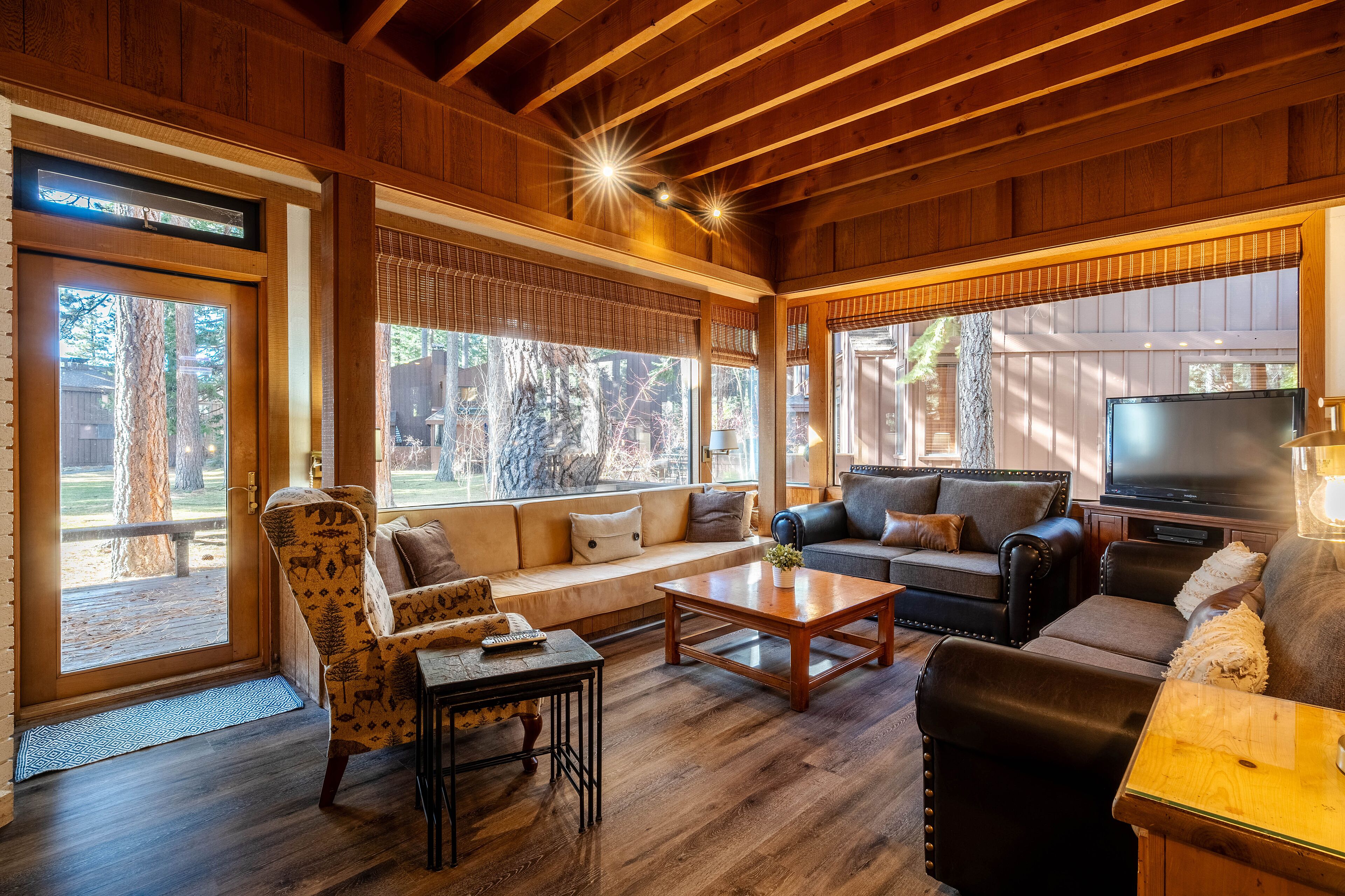 TV, fireplace, DVD player