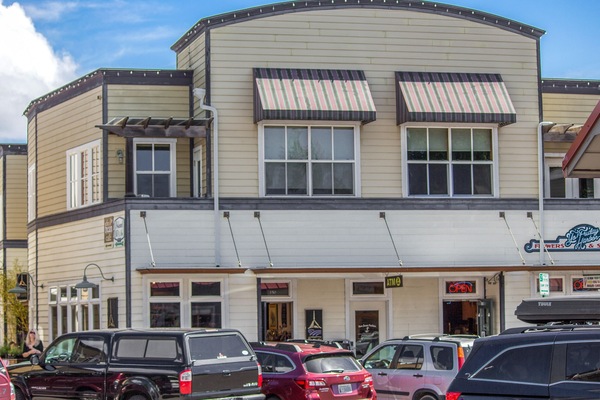 The San Juan Suites are located in the heart of downtown Friday Harbor (2nd story of the building shown)