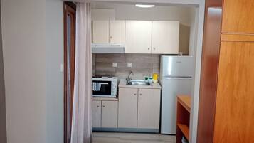 Standard Studio, 1 Bedroom, Kitchen, Mountain View | Private kitchen | Electric kettle