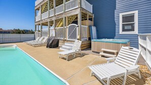 Pool - Oceanview Dog Friendly Home with Private Pool, Hot Tub, Elevator, and Game Room (Waves)