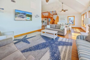 Smart TV, video games - Oceanview Dog Friendly Home with Private Pool, Hot Tub, Elevator, and Game Room (Waves)