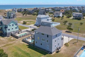 Exterior - Oceanview Dog Friendly Home w/ Private Pool, Hot Tub, Game Room, and Basketball (Waves)