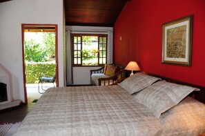 Chale Quiosque 10 | Minibar, mörkläggningsgardiner, strykjärn/strykbräda och gratis wi-fi