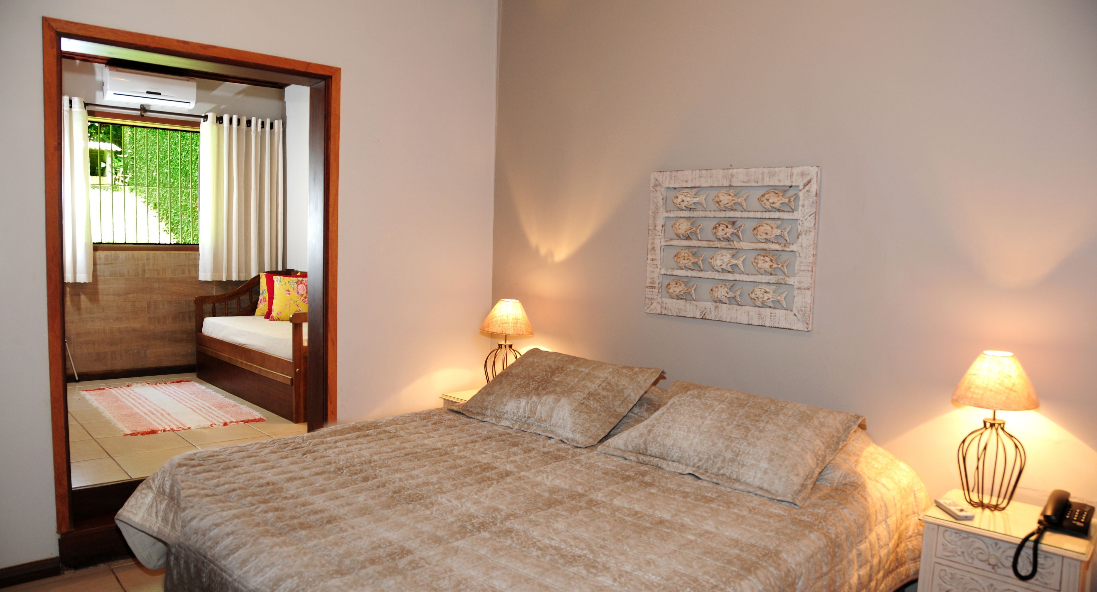 Minibar, blackout curtains, iron/ironing board, free WiFi