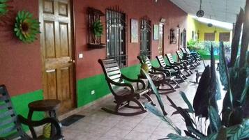 Traditional Quadruple Room, 2 Queen Beds, Non Smoking | Garden view