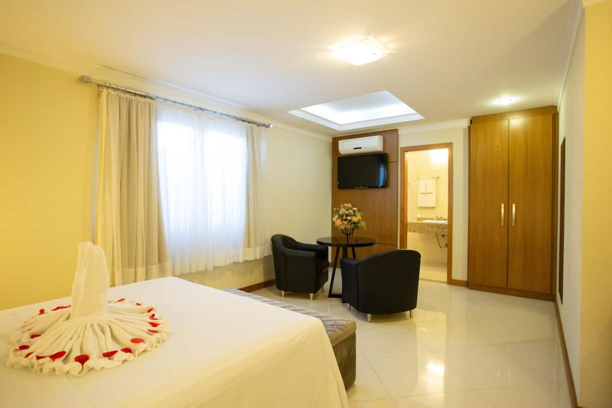 minibar, desk, blackout curtains, soundproofing