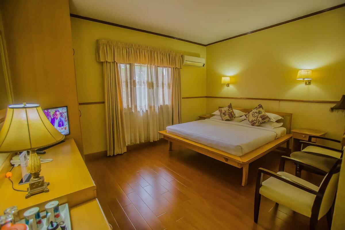 Habitación ejecutiva, 1 cama doble, no fumadores, frigorífico | 12 dormitorios, sábanas de algodón egipcio, ropa de cama de alta calidad