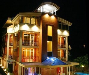 Front of property – evening/night
