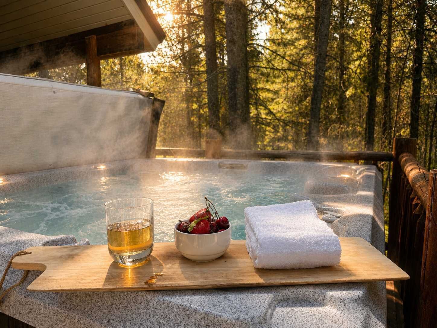 Bain à remous extérieur