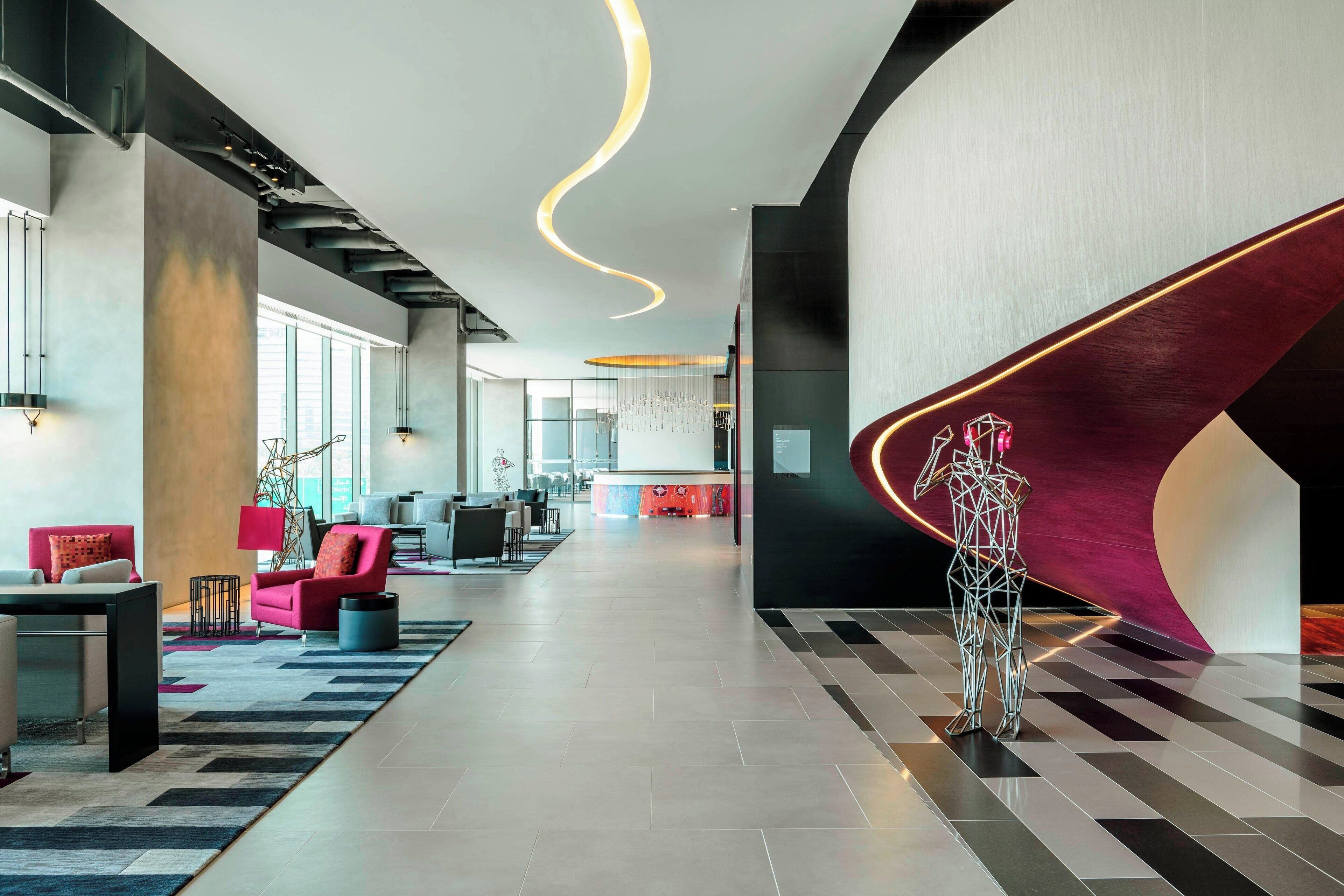 Golf course views, serves dinner and happy hour