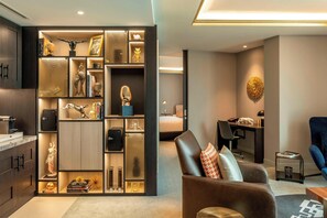 Suite, 1 habitación | 1 habitación, ropa de cama hipoalergénica y minibar 