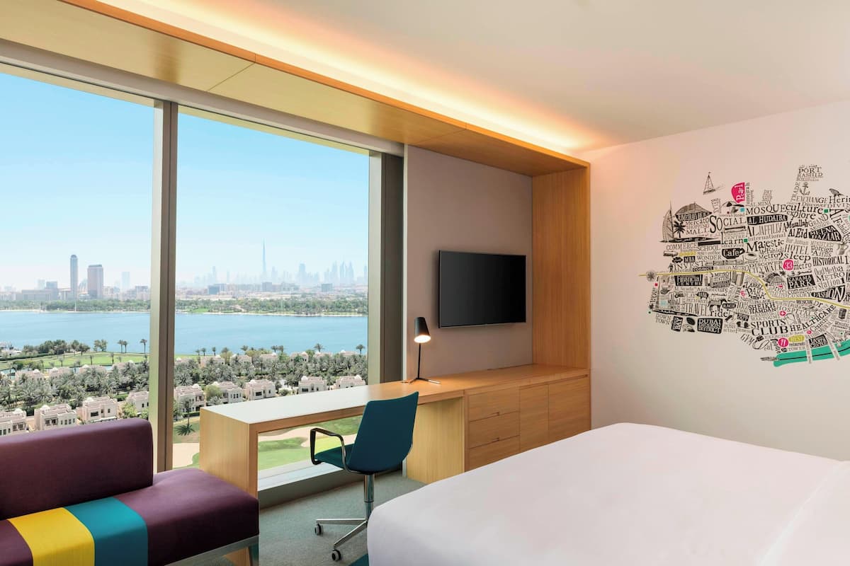 1 bedroom, hypo-allergenic bedding, minibar, in-room safe
