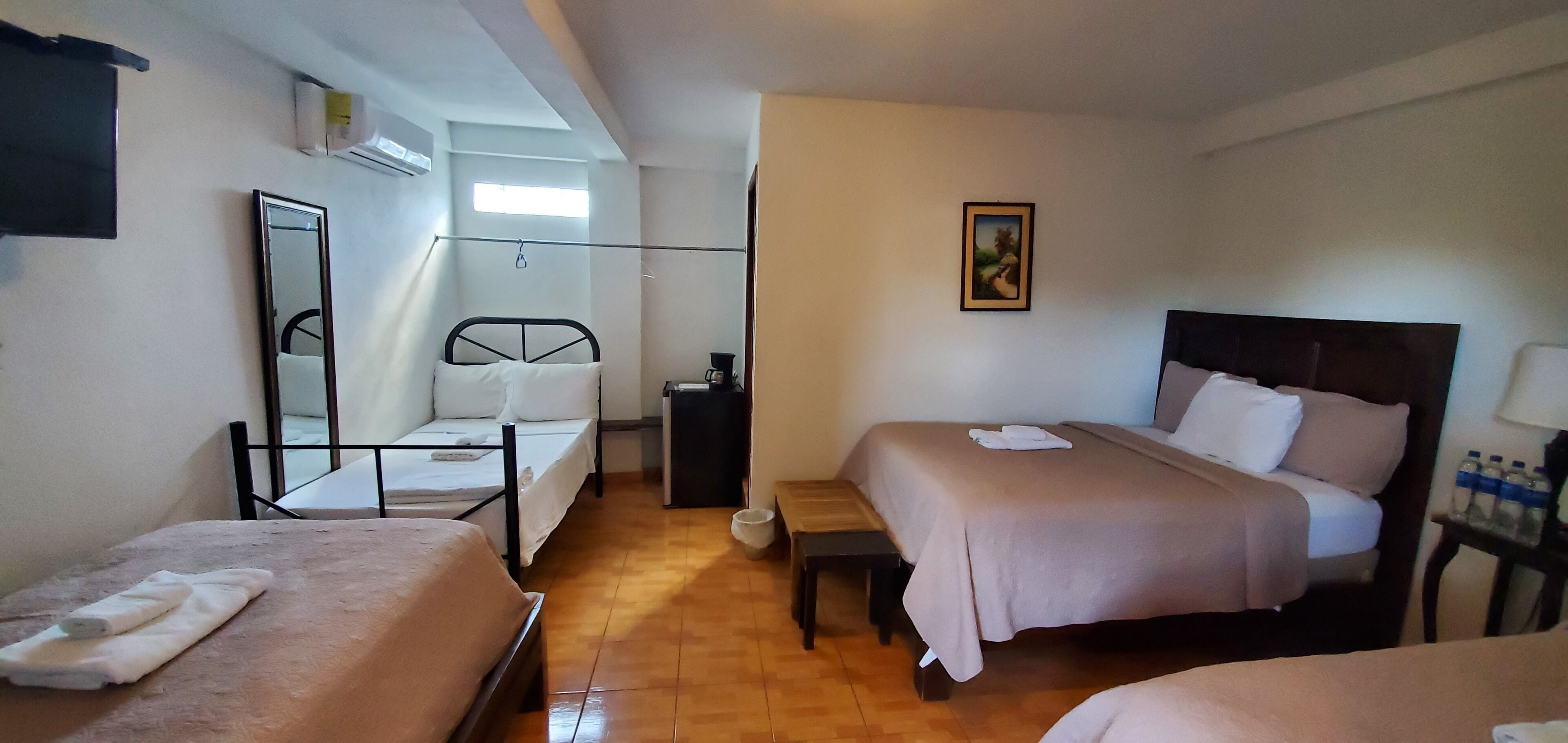 quadruple room, 2 bedrooms, non smoking | down duvets, blackout curtains, free wifi, bed sheets