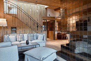 Penthouse (with Gallery) | Living area | TV, heated floors