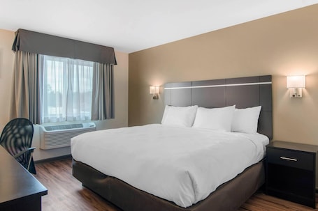 Standard Room, 1 King Bed, Non Smoking | Premium bedding, desk, blackout drapes, soundproofing
