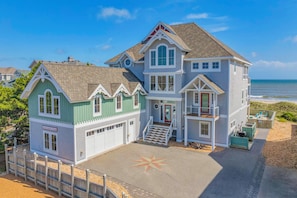 Exterior - Premier Oceanfront Home w/ Pool, Hot Tub, Elevator, Theater, Game Room, and More (Hatteras)