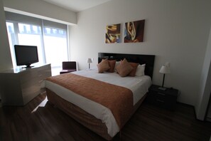 Appartement Confort, 1 très grand lit, vue ville