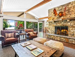 Interior - Peace and Seclusion - at Pair-A-Dice Cove in Beautiful Lake Toxaway. (Lake Toxaway)