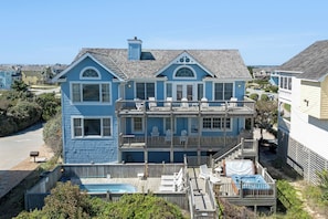Exterior - Seaside 22: Oceanfront, Pool, Hot tub, Game Room (Nags Head)