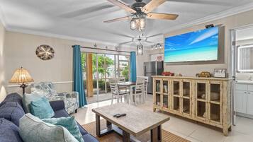 TV, DVD player, stereo, offices