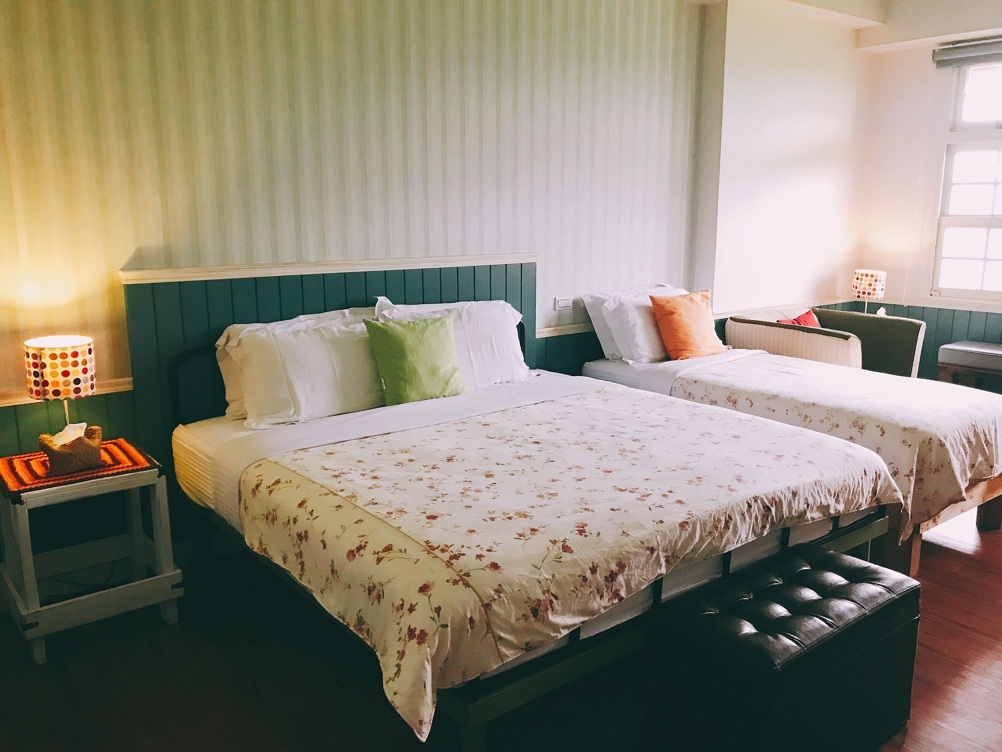 Signature Triple Room | Desk, blackout drapes, soundproofing, free WiFi - MiCarro B&B (Dongshan)