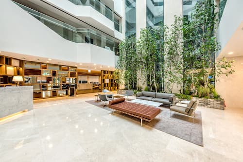 Lobby sitting area