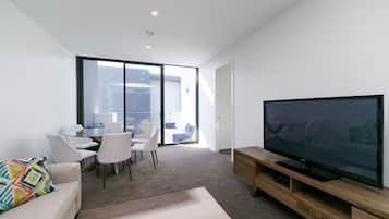 Apartment, 2 Bedrooms (Amaya 105) | Living area | Flat-screen TV, DVD player