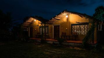 Front of property – evening/night