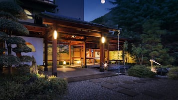Front of property - evening/night