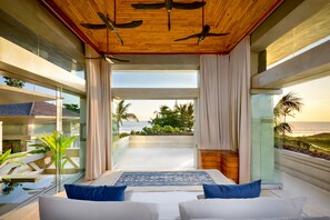 Luxury Villa, Multiple Bedrooms, Beach View, Beachfront | 1 bedroom, premium bedding, minibar, in-room safe