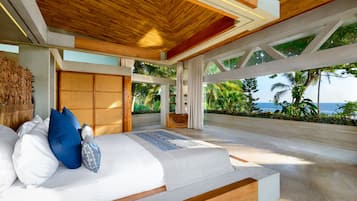 Luxury Villa, Multiple Bedrooms, Beach View, Beachfront | 1 bedroom, premium bedding, minibar, in-room safe