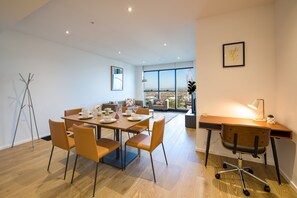 Luxury Apartment, 2 Bedrooms | Living area - Luxury Living Southbank Melbourne City (Southbank)