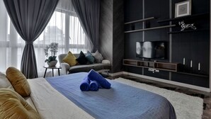 Leilighet, 1 soverom | Oppholdsområde